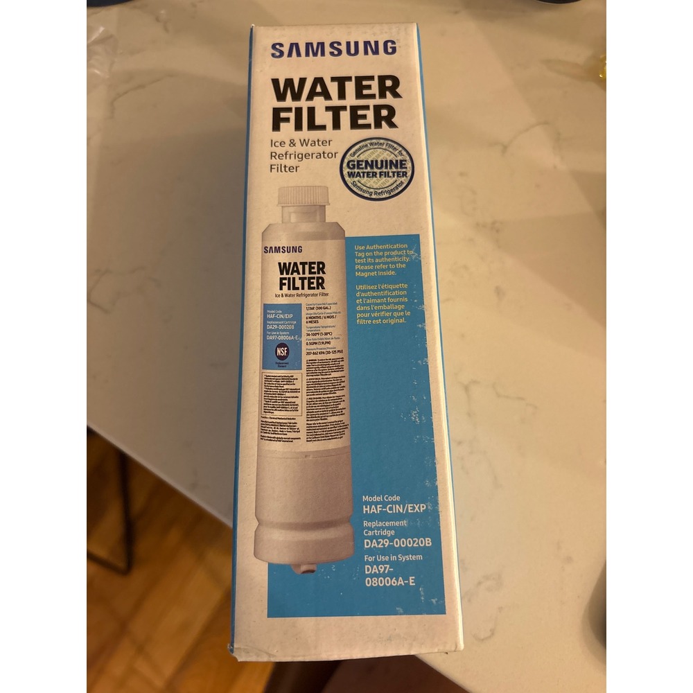 Samsung Refrigerator Water Filter HAF-CIN/EXP DA29-00020B Genuine Replacement